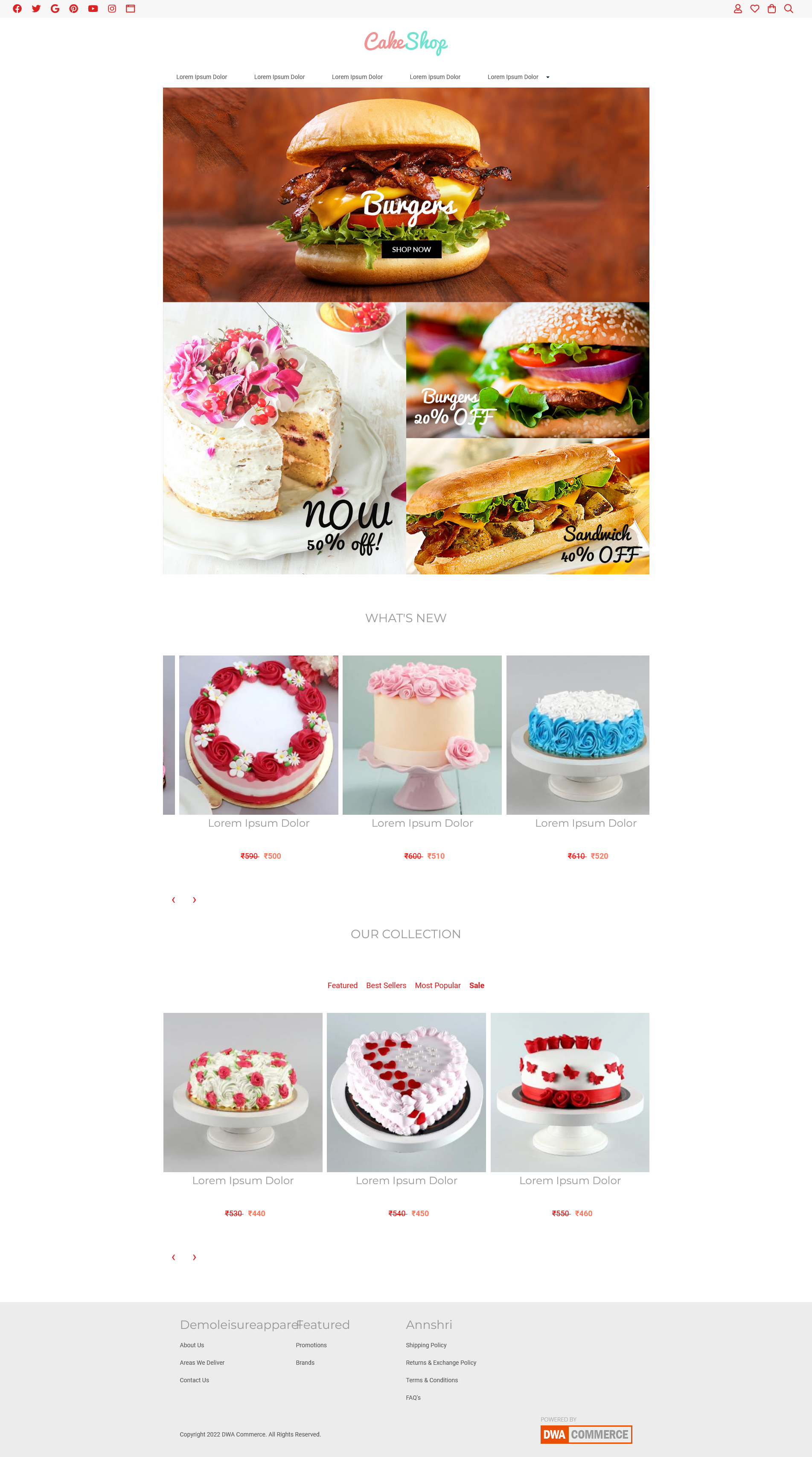 Cakeshop eCommerce Theme App